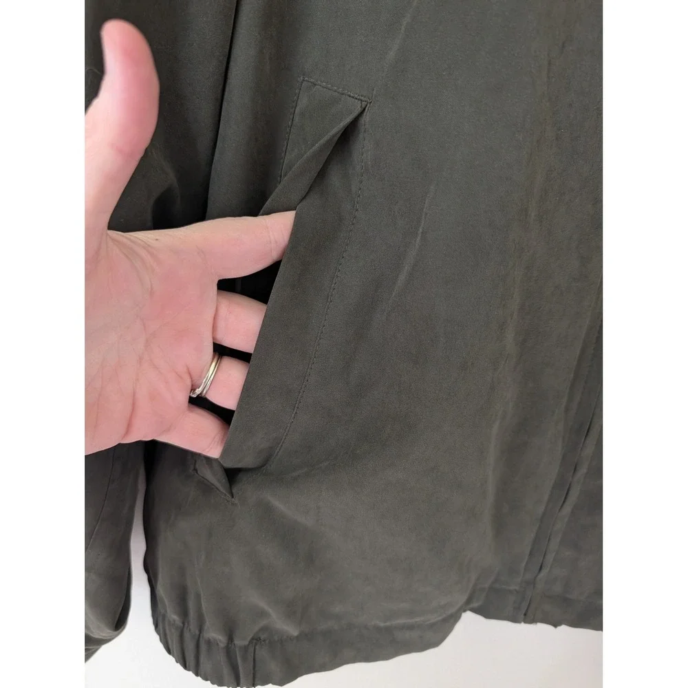 Vintage Orvis Signature Mens XL‎ Bomber Jacket Green Brown 90s Old Money